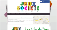 Desktop Screenshot of jeuxetsociete.fr